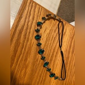 Emerald headpiece
